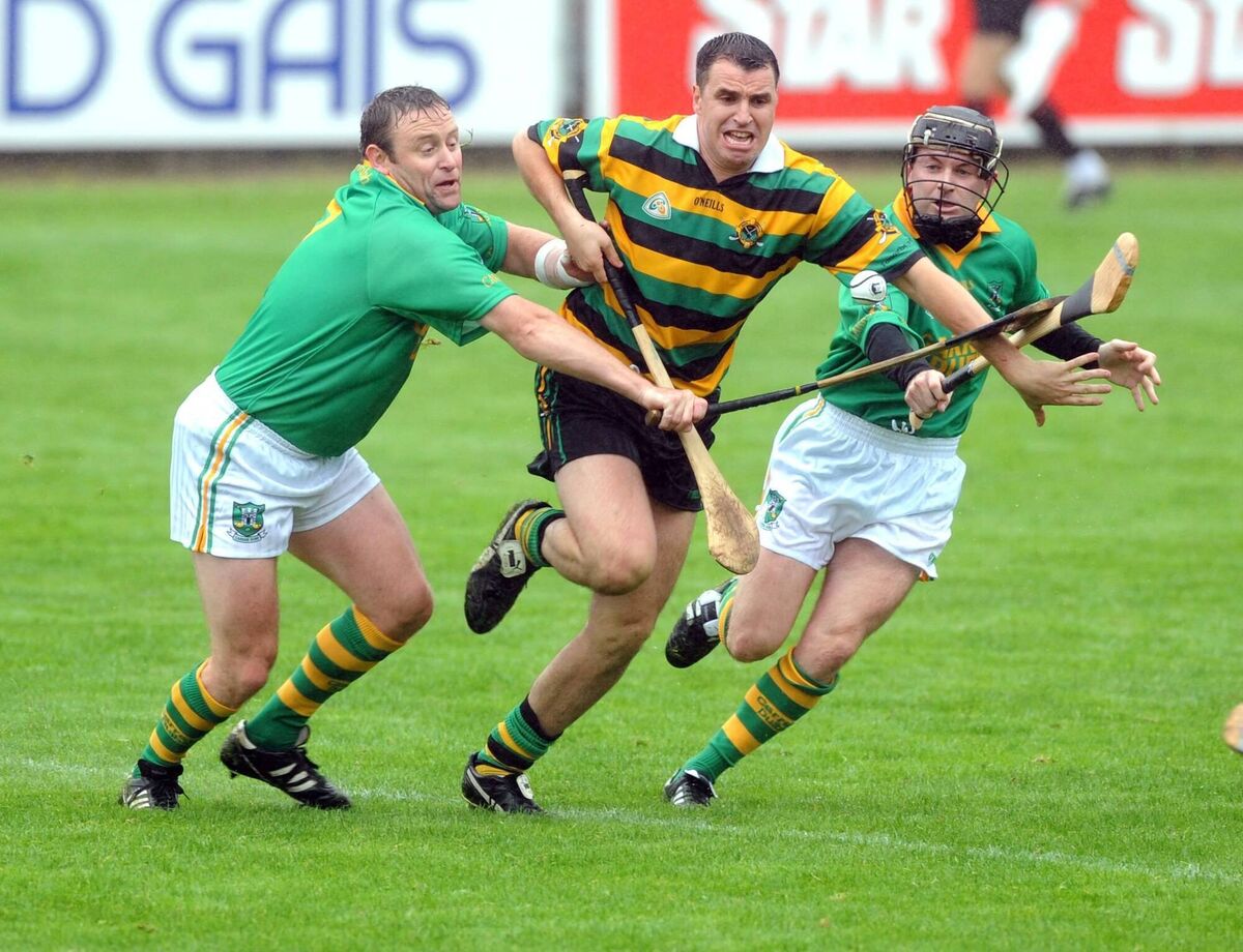 Glen Rovers' Ciaran O'Callaghan battles against Blackrock's Fergal Ryan and Adrian Couglan in 2008. Picture: Eddie O'Hare Glen Rovers' Ciaran O'Callaghan battles against Blackrock's Fergal Ryan and Adrian Couglan in 2008. Picture: Eddie O'Hare