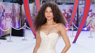 Zendaya wears delicate spider-webs for Spider-Man: Brand New Day London premiere