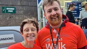 <p>Darran Coyle Garde, Fundraising Coordinator for the Crann Centre, with his colleague Anne O’Leary, Grants Coordinator at Crann. </p> <p>Darran Coyle Garde, Fundraising Coordinator for the Crann Centre, with his colleague Anne O’Leary, Grants Coordinator at Crann. </p>