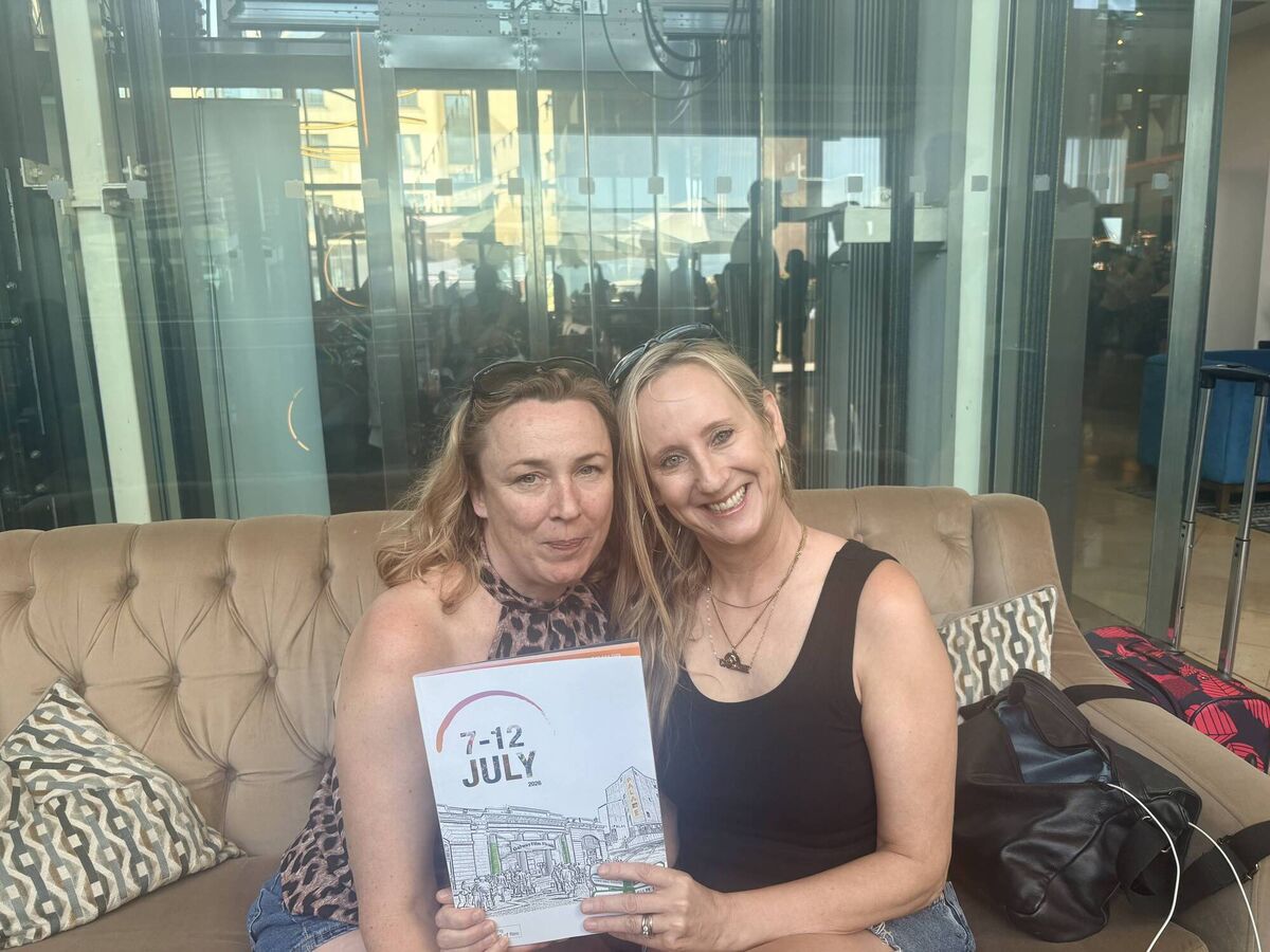 Writer director Róisín Kearney and producer Caroline Grace-Cassidy, whose short film Éist won the Puttnam Award Writer director Róisín Kearney and producer Caroline Grace-Cassidy, whose short film Éist won the Puttnam Award