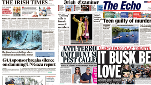 What the papers say: Friday's front pages What the papers say: Friday's front pages