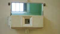 Peep Hole in the door to a Prison Cell