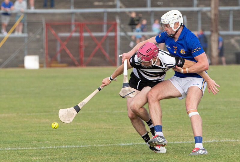 Midleton's Alex Quirke tussles with Ciarán Doolan of St Finbarr's. Picture: Howard Crowdy Midleton's Alex Quirke tussles with Ciarán Doolan of St Finbarr's. Picture: Howard Crowdy