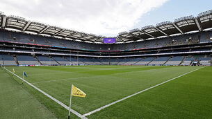 A general view of Croke Park before the game 14/3/2026