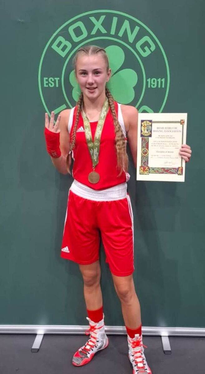 All-Ireland U15 boxing Cadet Champion: Leah Cairns MOB All-Ireland U15 boxing Cadet Champion: Leah Cairns MOB