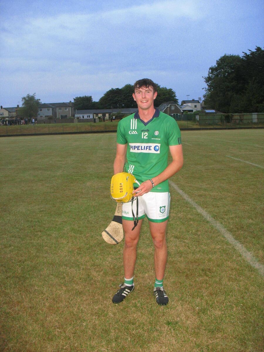 Eddie Coughlan of White's Cross, who was the game's top scorer with 1-11 Eddie Coughlan of White's Cross, who was the game's top scorer with 1-11