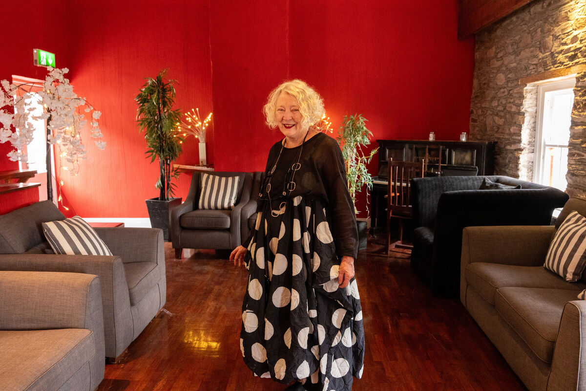 Geraldine in the upstairs section of the ‘shebeen’. Picture by Noel Sweeney Geraldine in the upstairs section of the ‘shebeen’. Picture by Noel Sweeney