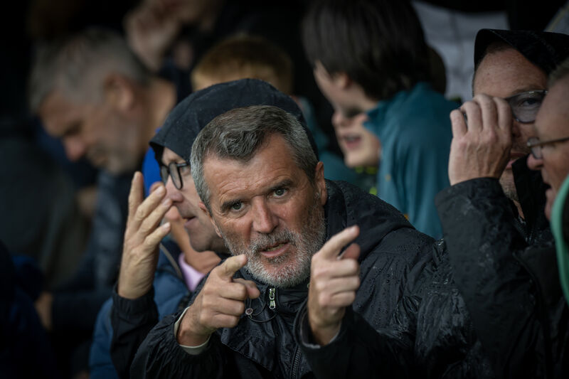 Cork man Roy Keane was at the Cobh v Kerry game in Tralee. Cork man Roy Keane was at the Cobh v Kerry game in Tralee.