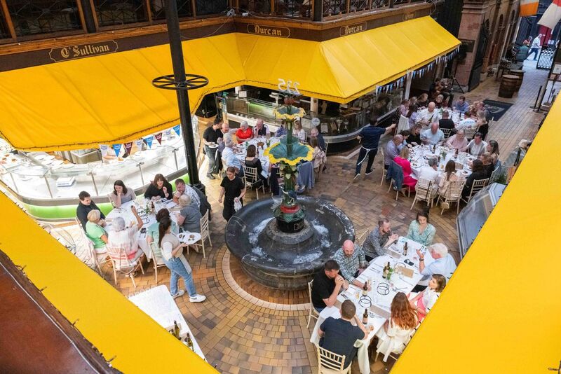 A previous supper event at the English Market as part of the Cork On A Fork Fest. A previous supper event at the English Market as part of the Cork On A Fork Fest.