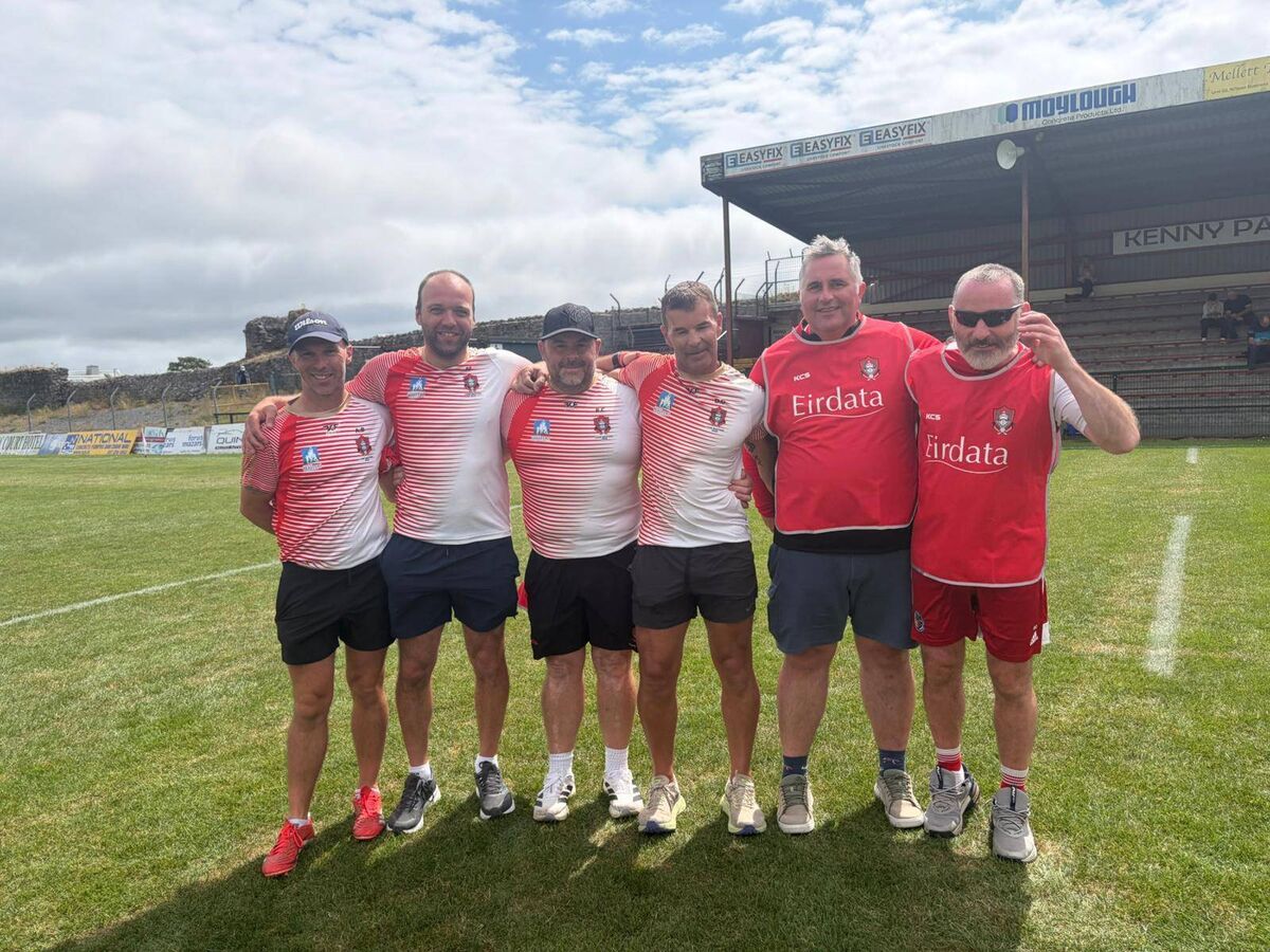 The Cork Masters hurling team management, from left: Alan Barry, Pat Fitzgerald, Ross Cashman, Danny Dwyer, Colum Buckley, Robert Oldham. The Cork Masters hurling team management, from left: Alan Barry, Pat Fitzgerald, Ross Cashman, Danny Dwyer, Colum Buckley, Robert Oldham.