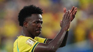 Jose Mourinho wants Vinicius Junior to remain ‘happy’ amid Arsenal links Jose Mourinho wants Vinicius Junior to remain ‘happy’ amid Arsenal links