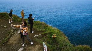 2171634715 IRELAND-MOHER-CLIFF-TOURISM-NATURE-CLARE