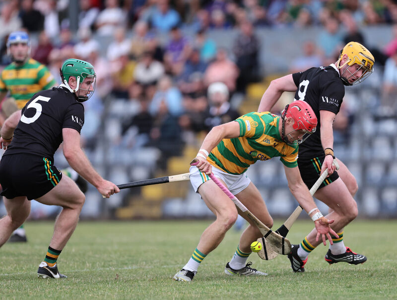 Alan Connolly of Blackrock tussles with his inter-county colleague Eoin Downey and David Noonan of Glen Rovers in Saturday's Co-op SuperStores Premier SHC game at Páirc Uí Rinn. Picture: Jim Coughlan Alan Connolly of Blackrock tussles with his inter-county colleague Eoin Downey and David Noonan of Glen Rovers in Saturday's Co-op SuperStores Premier SHC game at Páirc Uí Rinn. Picture: Jim Coughlan