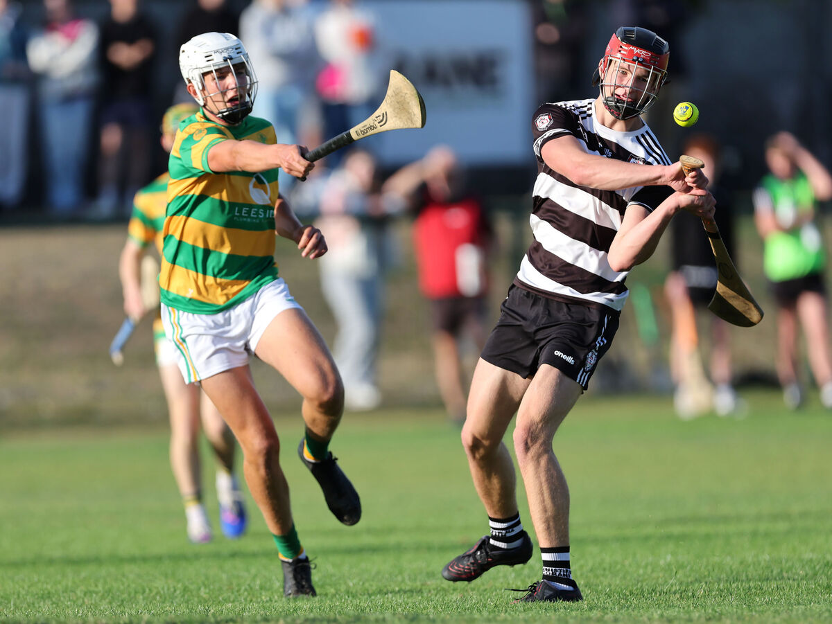 Sean O'Se, Blackrock, tackles Alex Molomby, Midleton. Picture: Jim Coughlan. Sean O'Se, Blackrock, tackles Alex Molomby, Midleton. Picture: Jim Coughlan.