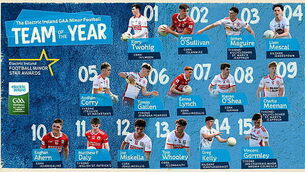 Cork dominates the Electric Ireland Minor Football Team of the Year Cork dominates the Electric Ireland Minor Football Team of the Year