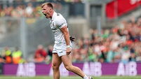 GAA All-Ireland Senior Football Championship Final Mayo vs Kerry Ryan O'Donoghue celebrates winning a free 26/7/2026