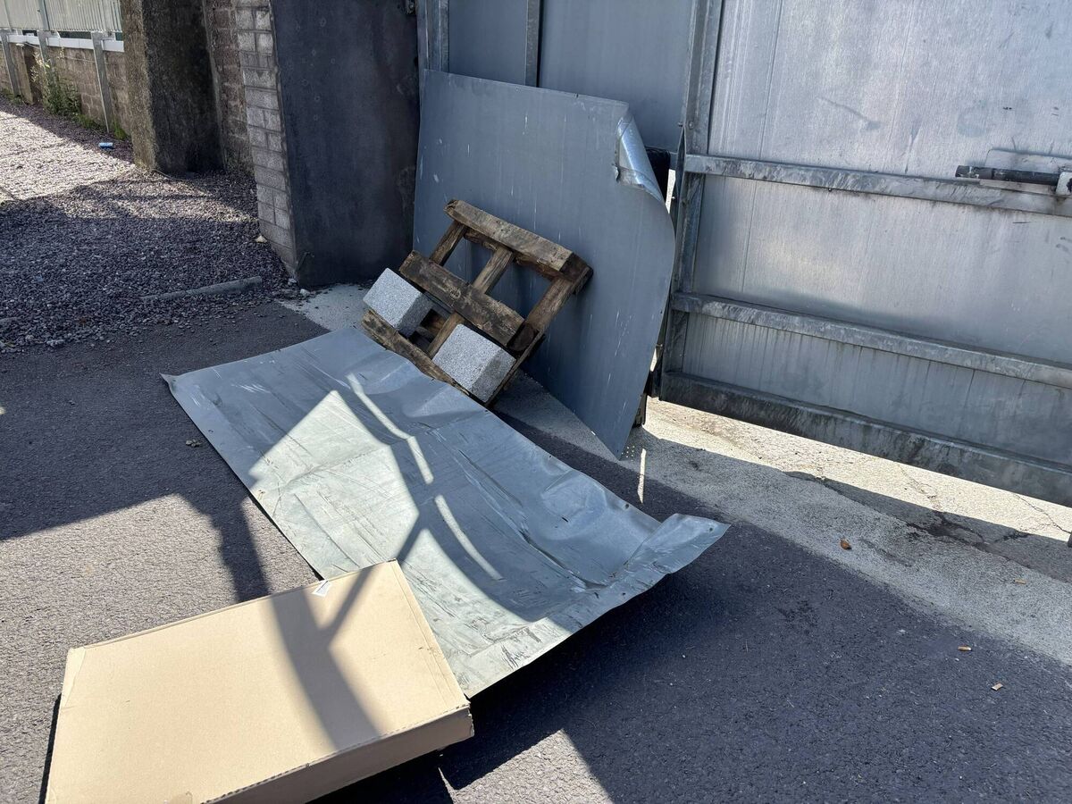 Damage to the Tramore Road entrance to Virgin Media Park. Picture: Alex Cunningham Damage to the Tramore Road entrance to Virgin Media Park. Picture: Alex Cunningham