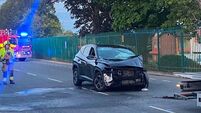 Feud may be behind car crash chaos in Ballyphehane on Tuesday 