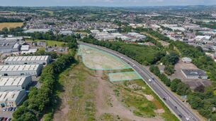 <p>The site at Airport Road.</p> <p>The site at Airport Road.</p>