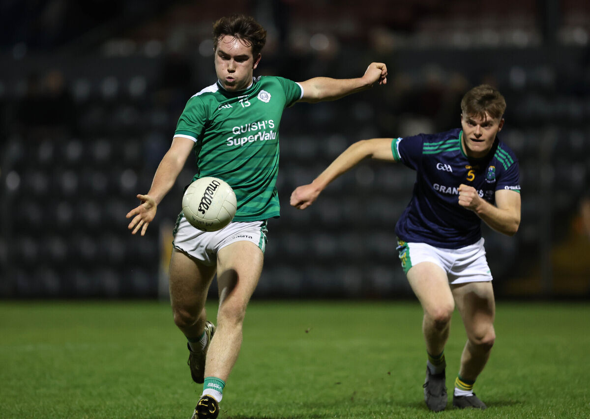Danny Miskella scored 2-1 for Ballincollig against Naomh Abán. Picture: Jim Coughlan Danny Miskella scored 2-1 for Ballincollig against Naomh Abán. Picture: Jim Coughlan