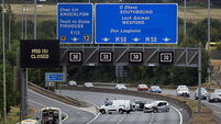 MOTOR VEHICLE ACCIDENT; M50; JUNCTION 12 M50; KNOCKLYON FIRHOUSE MOTOR VEHICLE ACCIDENT; M50; JUNCTION 12 M50; KNOCKLYON FIRHOUSE