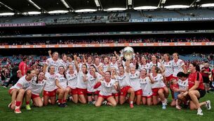 <p>REBEL YELL: The Cork team celebrate with the O'Duffy Cup after the match at Croke Park after beating Galway. Picture: INPHO/James Crombie</p> <p>REBEL YELL: The Cork team celebrate with the O'Duffy Cup after the match at Croke Park after beating Galway. Picture: INPHO/James Crombie</p>