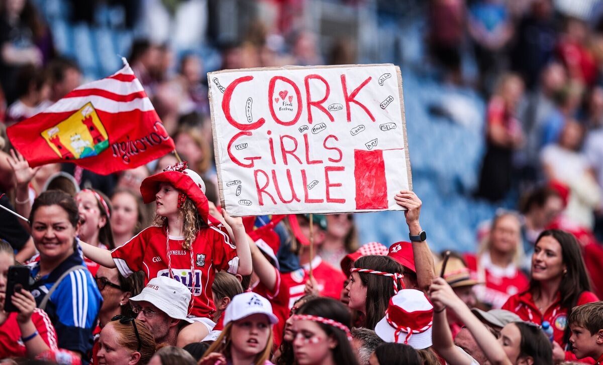 Rebels show their faith at Croke Park. Picture: INPHO/Tom Maher