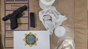 Man arrested after a pistol, ammunition and diamorphine seized in Co Limerick