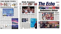What the papers say: Monday's front pages What the papers say: Monday's front pages