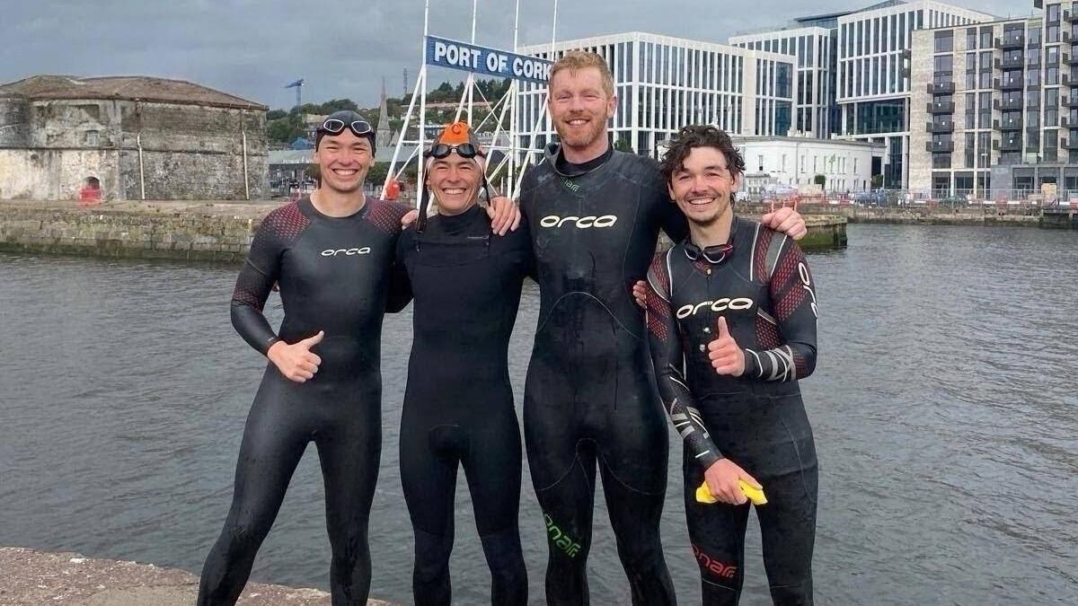 From source to port: Four swimmers complete 81km River Lee adventure in 9 days