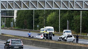 MOTOR VEHICLE ACCIDENT; M50; JUNCTION 12 M50; KNOCKLYON FIRHOUSE MOTOR VEHICLE ACCIDENT; M50; JUNCTION 12 M50; KNOCKLYON FIRHOUSE