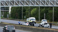 MOTOR VEHICLE ACCIDENT; M50; JUNCTION 12 M50; KNOCKLYON FIRHOUSE