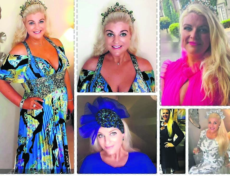 Emer O’Callaghan wedding guest ready, in a full length, long, multi- coloured silk dress from Carla’s Boutique, Douglas; a royal blue and pink dress from Ci Ci Boutique, Clonakilty; a navy dress from Brown Thomas, Cork; and a silver and white two piece skirt and top from Savida, Dunnes. All head pieces by Aime O’Shea Design Emer O’Callaghan wedding guest ready, in a full length, long, multi- coloured silk dress from Carla’s Boutique, Douglas; a royal blue and pink dress from Ci Ci Boutique, Clonakilty; a navy dress from Brown Thomas, Cork; and a silver and white two piece skirt and top from Savida, Dunnes. All head pieces by Aime O’Shea Design