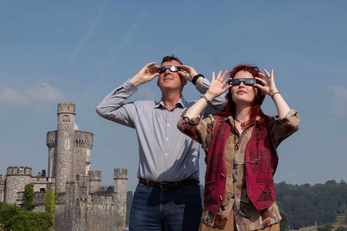 Dr Niall Smith, Head of Research at Munster Technological University and Head of MTU Blackrock Castle Observatory and Caoimhe Lyons, a Mathematical Sciences and Physics graduate and Science Facilitator at MTU Blackrock Castle Observatory. Picture: Darragh Kane.