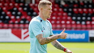 Derry City Open Training Session James McClean 11/8/2026