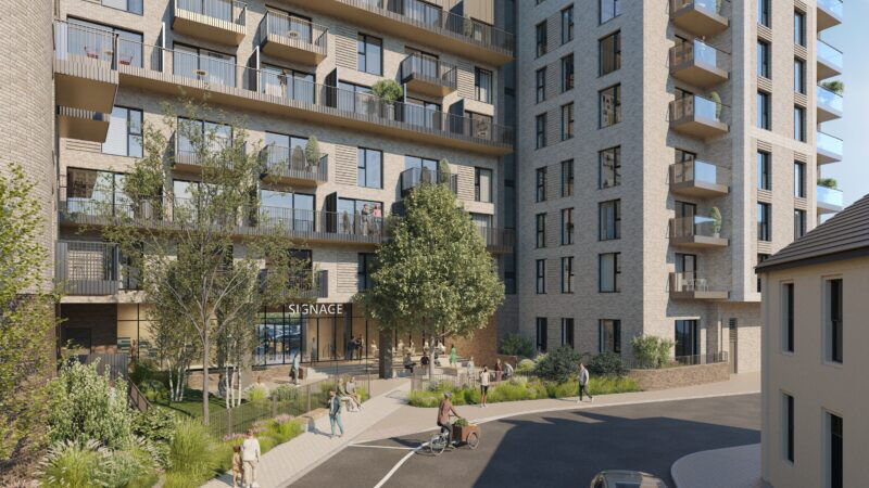 The LDA in partnership with Cork City Council plan to deliver 147 new homes - 72 one-bed and 75 two-bed cost rental and social apartments - at Anglesea Terrace in Cork city. Picture: CGI image The LDA in partnership with Cork City Council plan to deliver 147 new homes - 72 one-bed and 75 two-bed cost rental and social apartments - at Anglesea Terrace in Cork city. Picture: CGI image