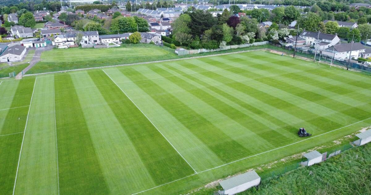 The magnificent Ballinlough GAA pitch The magnificent Ballinlough GAA pitch