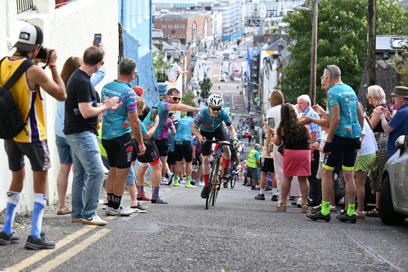 Joey Kiely, Carrigaline on the way to the finish. Joey Kiely, Carrigaline on the way to the finish.