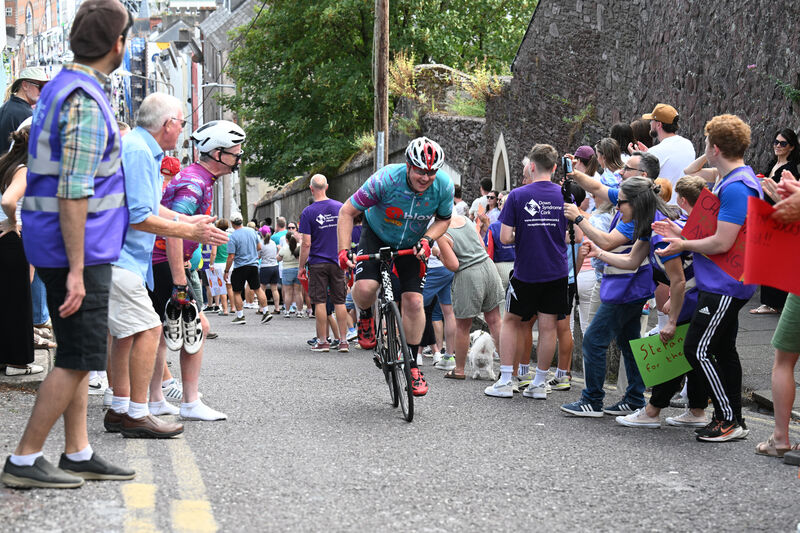 Rider Conor Buckley eyes the prize. Rider Conor Buckley eyes the prize.