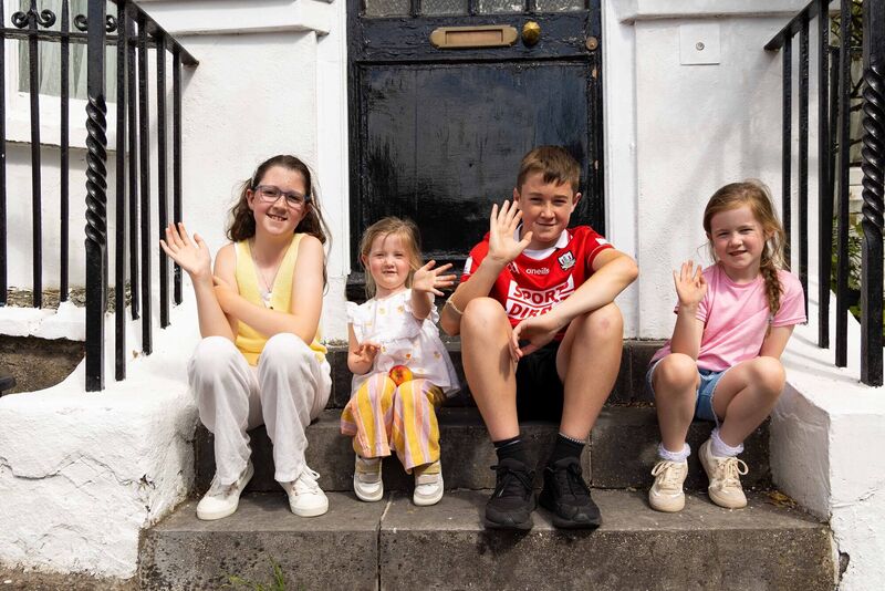 Ella Jane, Hannah, Colm and Aoife Moynihan, Ballingeary at the end of the Tour. Ella Jane, Hannah, Colm and Aoife Moynihan, Ballingeary at the end of the Tour.