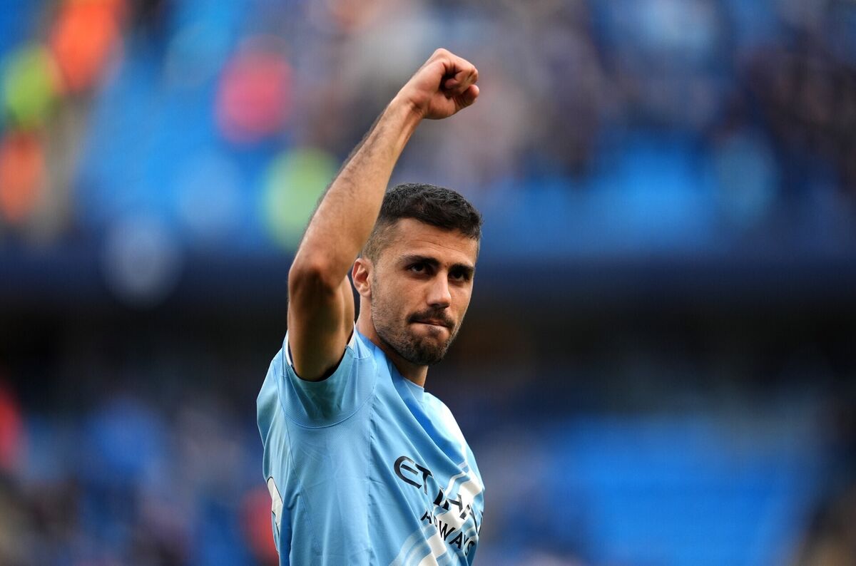 Manchester City have rejected Barcelona's £38.5million opening bid for key man Rodri, will he stay at Eastlands? Picture: Martin Rickett/PA Wire.