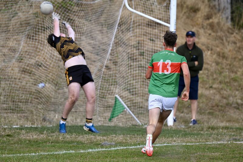 Jack Byerley's scoring a goal against Na Piarsaigh - the attacker finished with five points. Picture: Larry Cummins