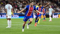 Khvicha Kvaratskhelia and Desire Doue give PSG Super Cup win over Aston Villa