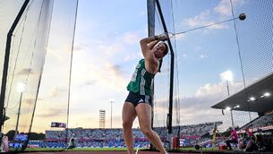 <p>Nicola Tuthill of Ireland competes in the women's hammer throw final during day three of the European Athletics Championships 2026 at Alexander Stadium in Birmingham, England. Photo by Sam Barnes/Sportsfile</p> <p>Nicola Tuthill of Ireland competes in the women's hammer throw final during day three of the European Athletics Championships 2026 at Alexander Stadium in Birmingham, England. Photo by Sam Barnes/Sportsfile</p>