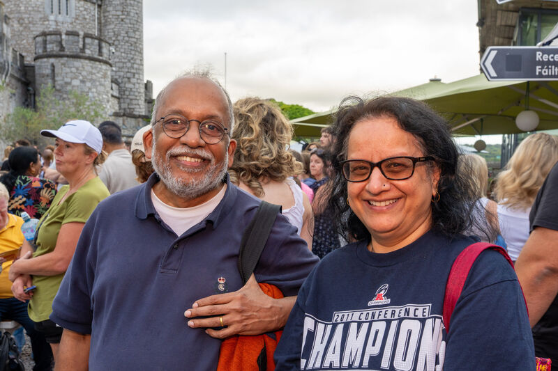 Vickram Ghorpadey and Gouri Ghorpadey from Boston at Blackrock Castle Observatory. Picture: Noel Sweeney Vickram Ghorpadey and Gouri Ghorpadey from Boston at Blackrock Castle Observatory. Picture: Noel Sweeney