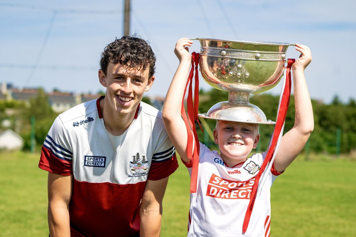 Donncha O’Mahony with Tom Banberry.