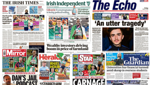 What the papers say: Friday's front pages What the papers say: Friday's front pages