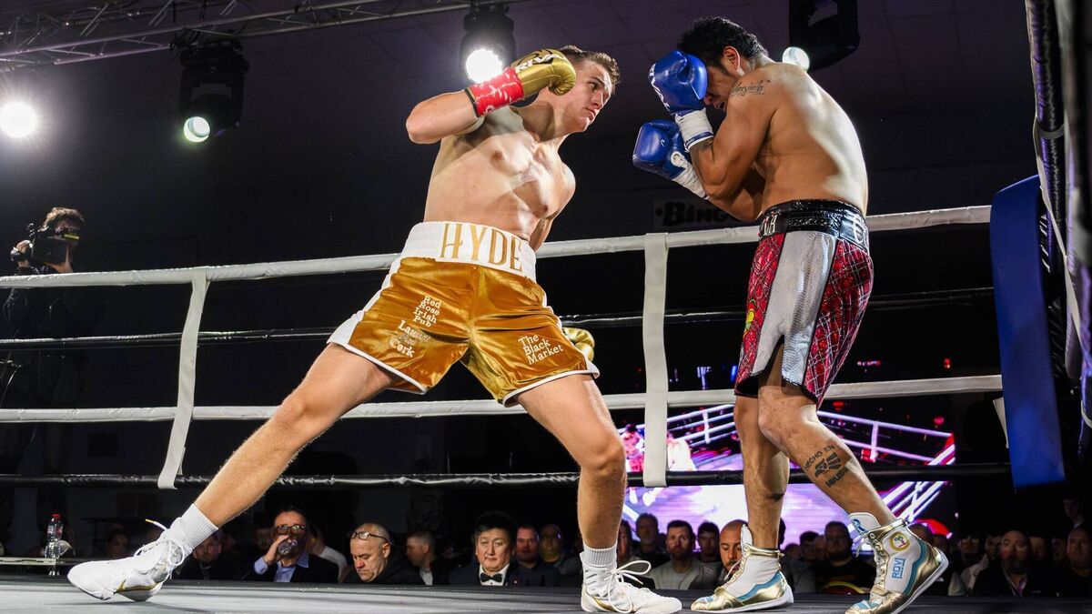Cork boxer Tommy Hyde looking to maintain his unbeaten pro record this weekend against Vaughn Williams