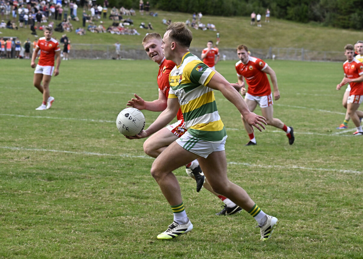 Darragh Hayes of Carbery Rangers bears down on the Carbery Rangers goal. Picture: Martin Walsh Darragh Hayes of Carbery Rangers bears down on the Carbery Rangers goal. Picture: Martin Walsh