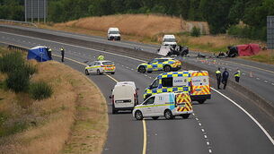 IRISH Crash on M9 in Co Kildare